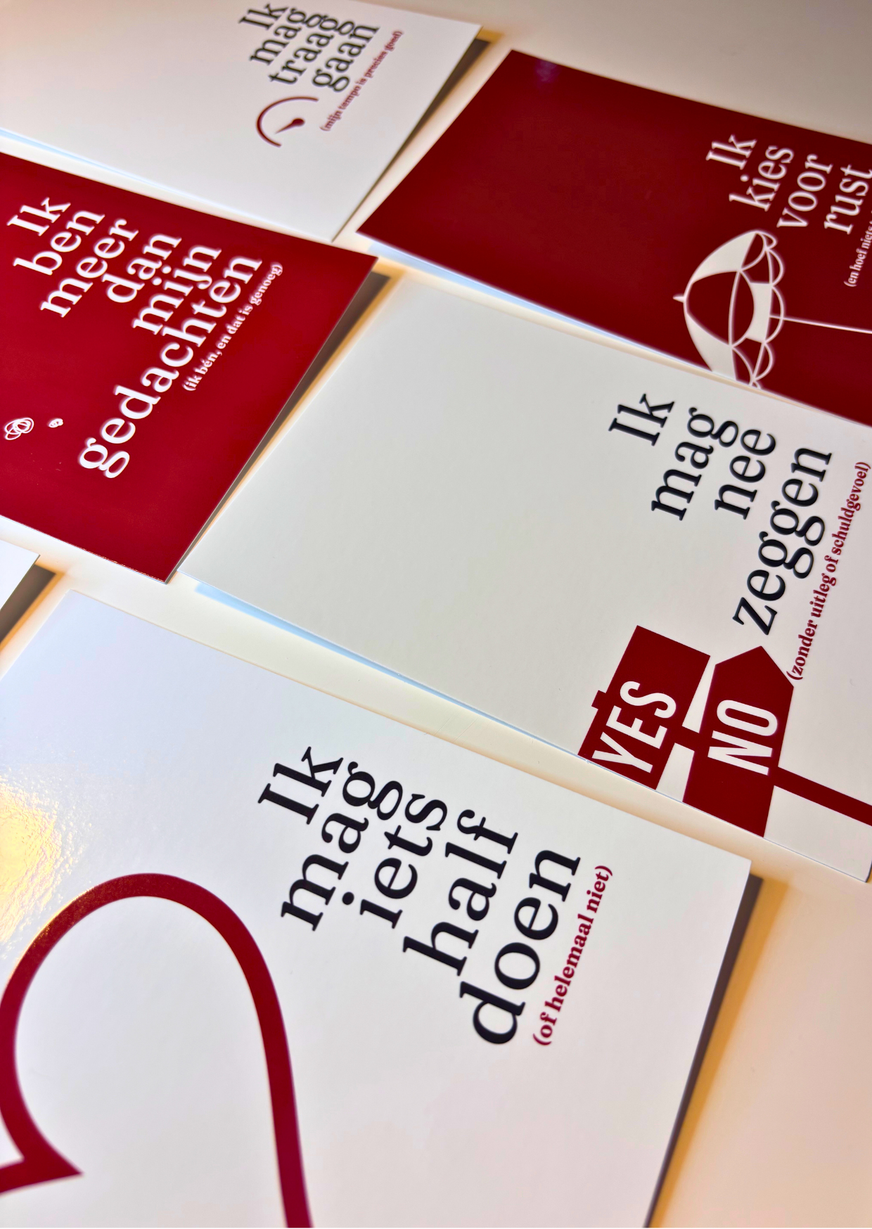 (Affirmatie)kaarten – set van 12 stuks