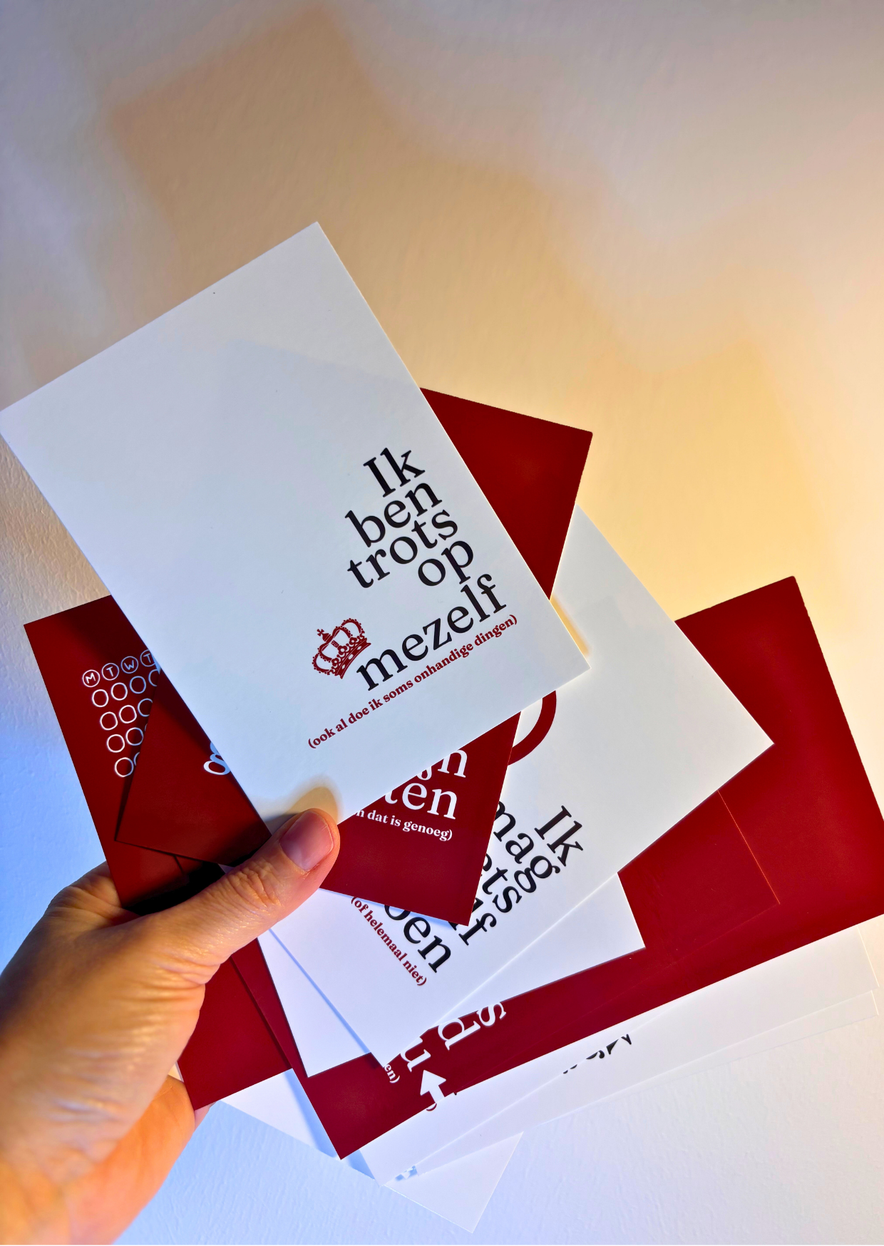 (Affirmatie)kaarten – set van 12 stuks