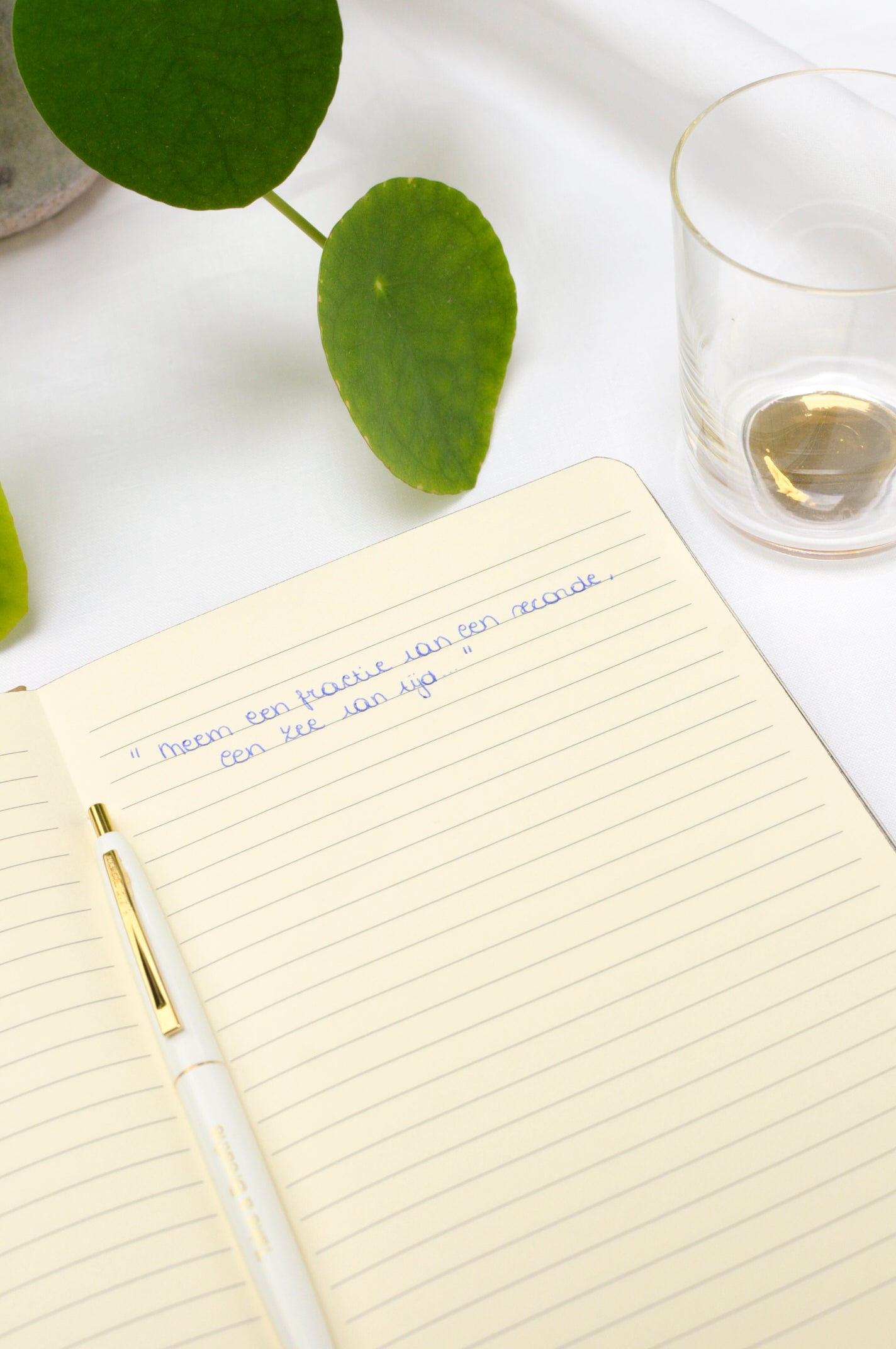 Gerecycled notitieboekje Meer Ademruimte